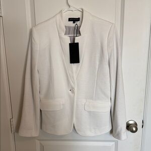 NWT Gibson Notch Collar Blazer - White - Size Small